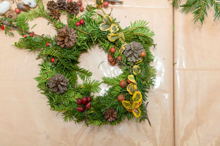 Delavnica izdelovanja adventnih venčkov 