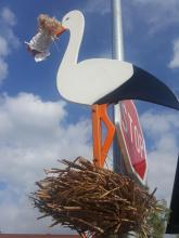 Brezovci. Praznovanje rojstva deklice v Brezovcih, 28. 2. 2022. Fototeka PMMS.