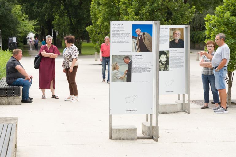 Ulična razstava: Osebnosti Pomurja - ljudje, ki so zaznamovali pokrajino 