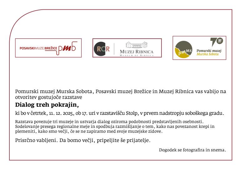 Odprtje gostujoče razstave Dialog treh pokrajin 