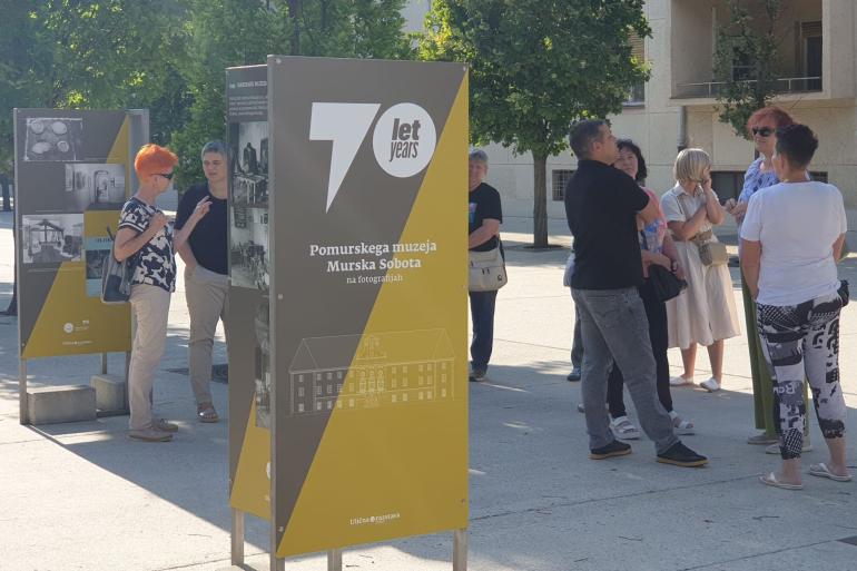 70 let Pomurskega muzeja Murska Sobota na fotografijah, ulična razstava