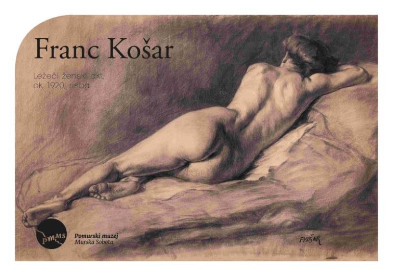 Odprtje razstave risb Franca Košarja
